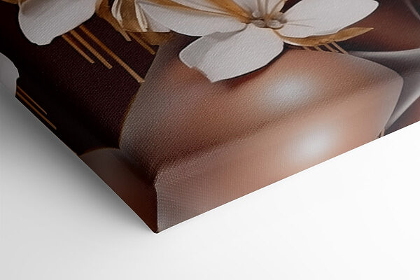 Éteri szépség virágokkal díszítve Éteri szépség virágokkal díszítve