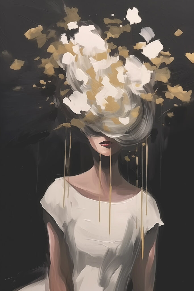 Surreal beauty in flowing abstraction