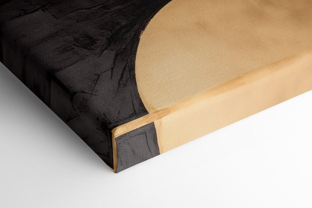 Abstract circles in contrasting colors Abstract circles in contrasting colors