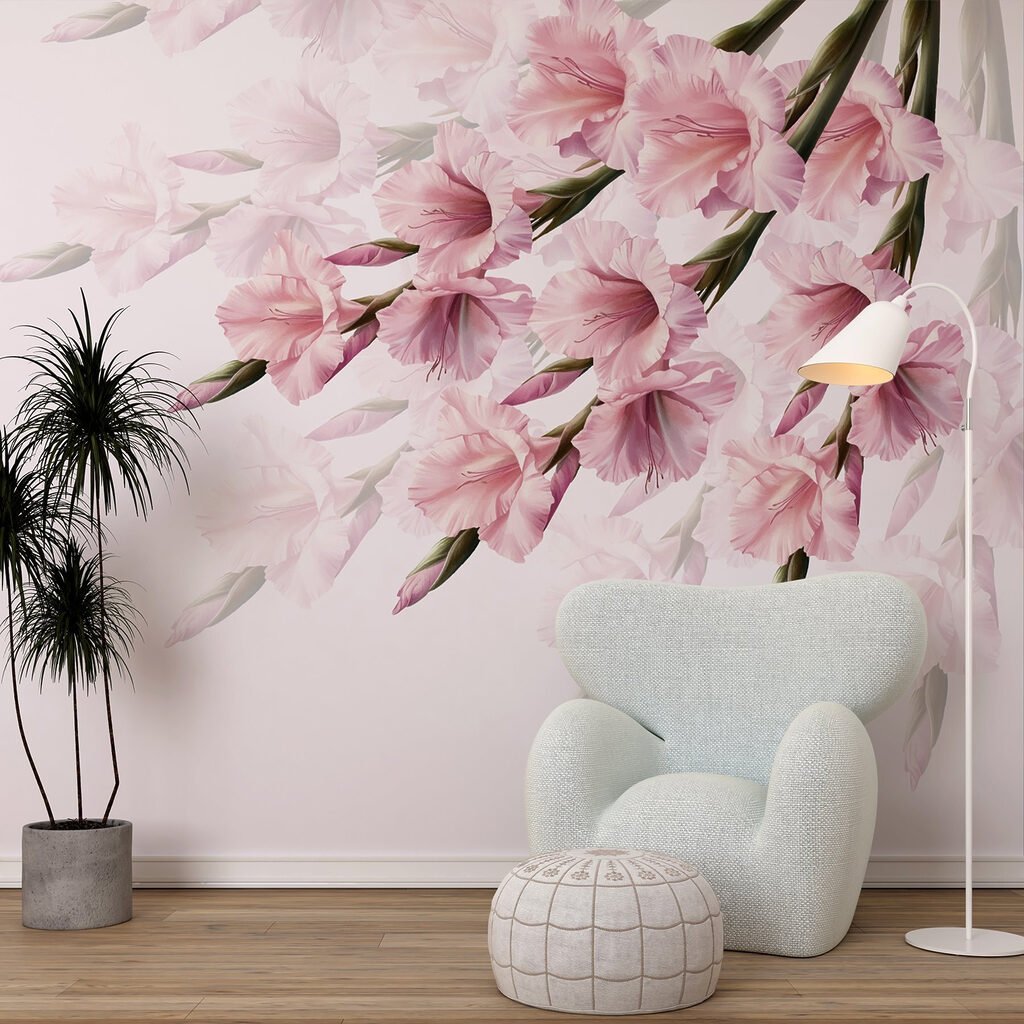 Group of pink flowers