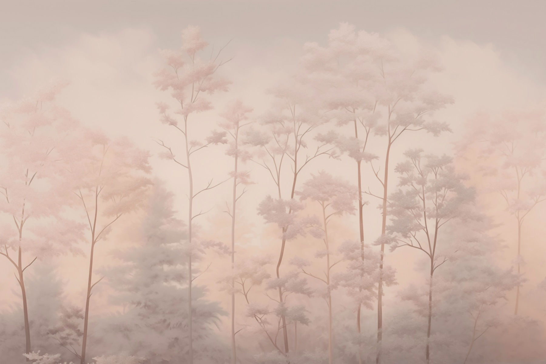 Group of trees with snow on them