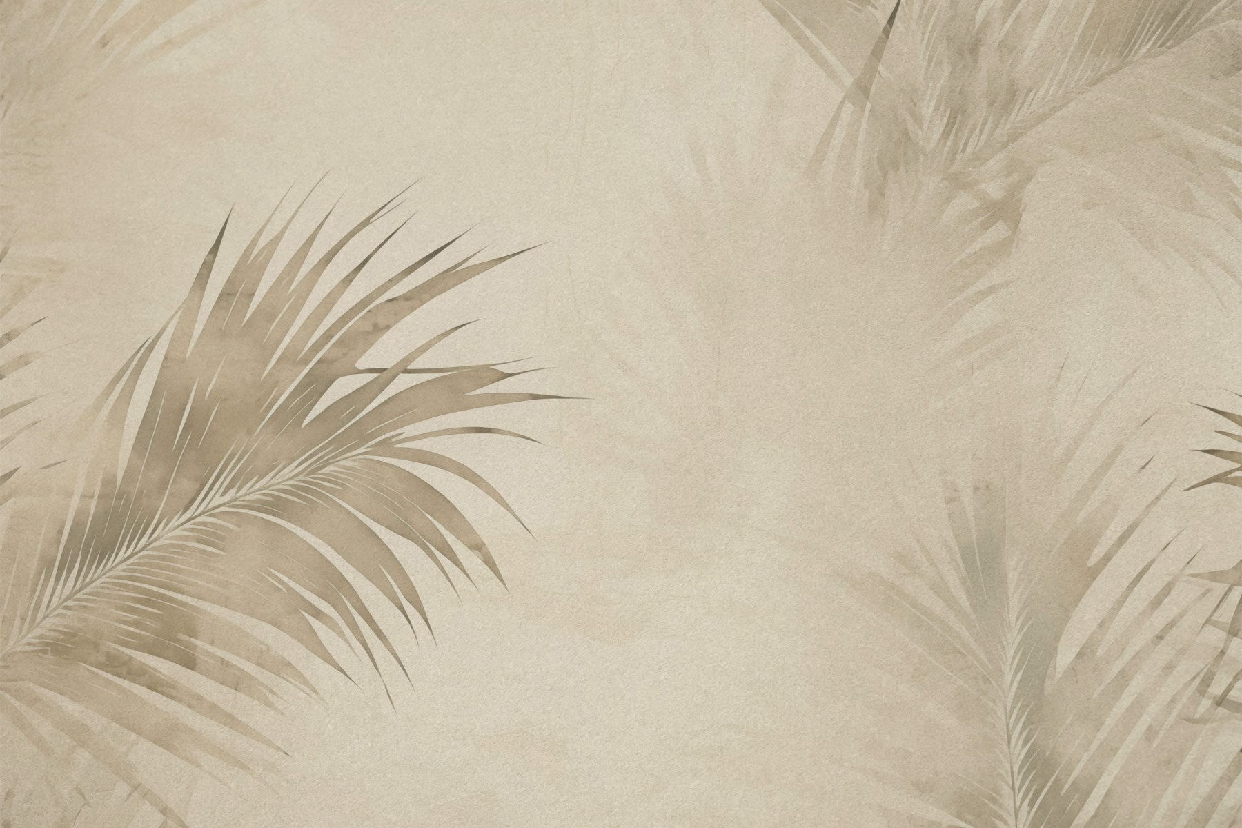 Calm leaves in soft tones