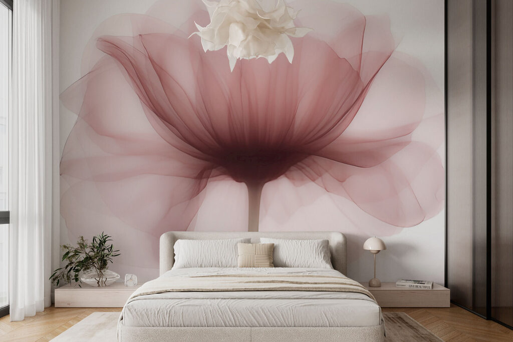 Flower with a transparent flower