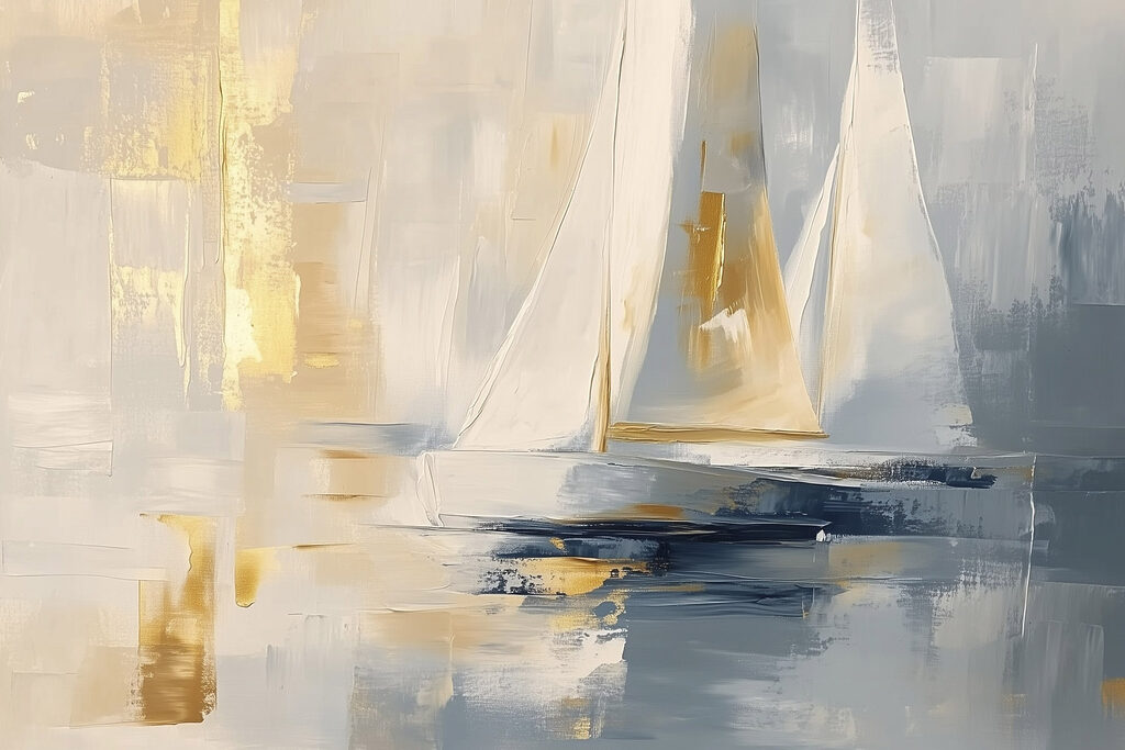 Painting of a sailboat