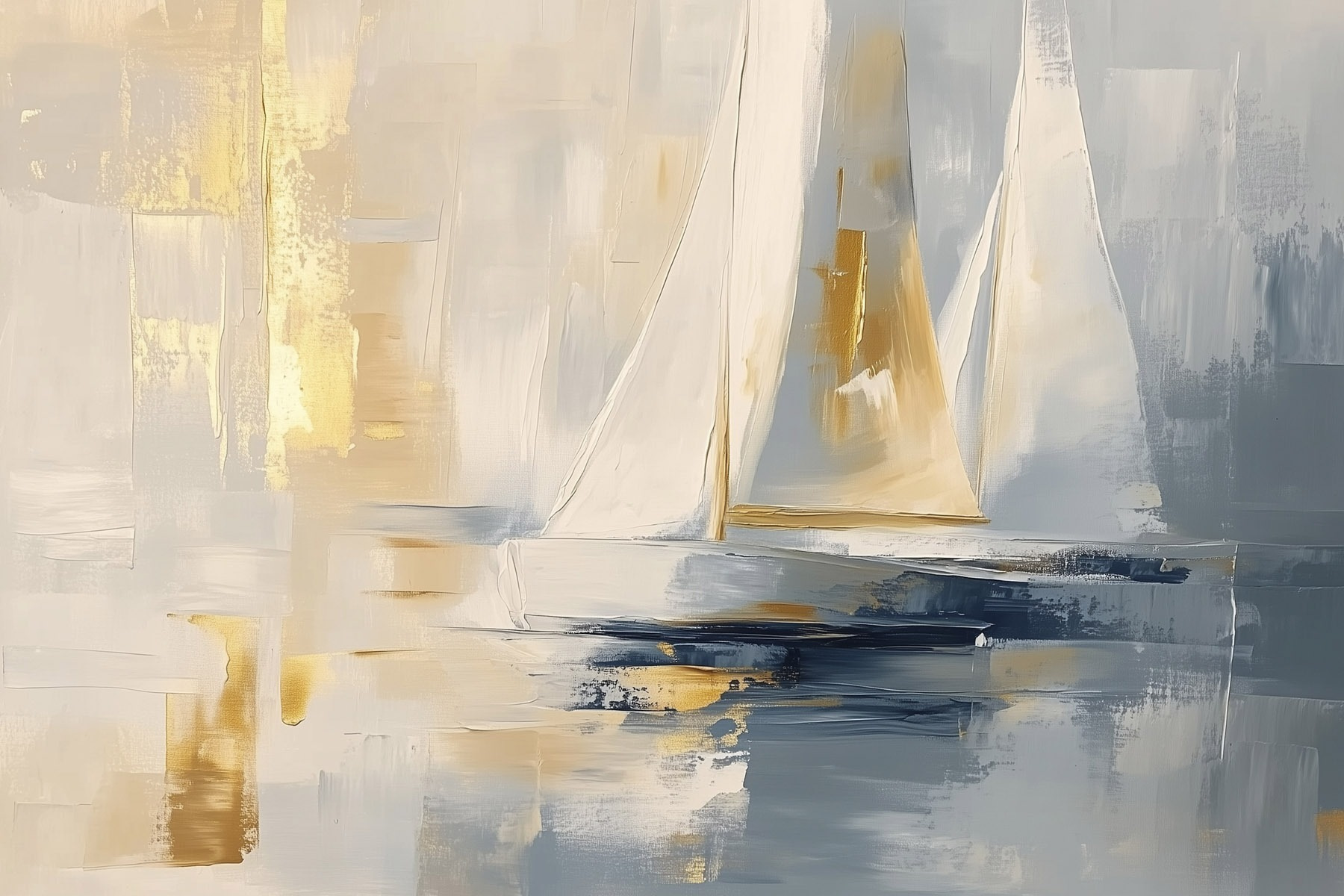 Painting of a sailboat Painting of a sailboat