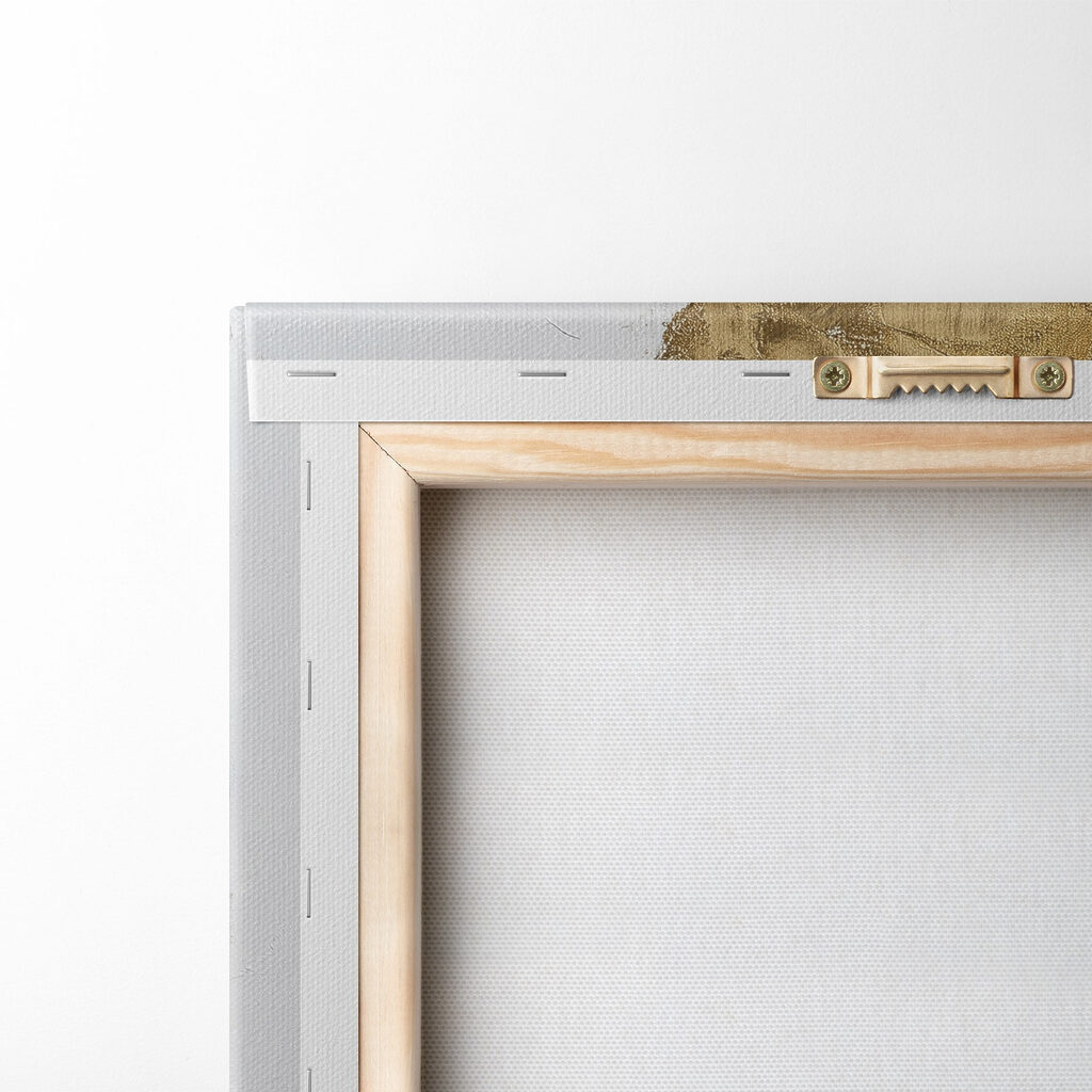 Painting of a woman with a blindfold