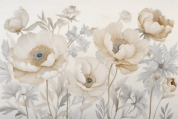 Delicate blossoms in soft hues Delicate blossoms in soft hues