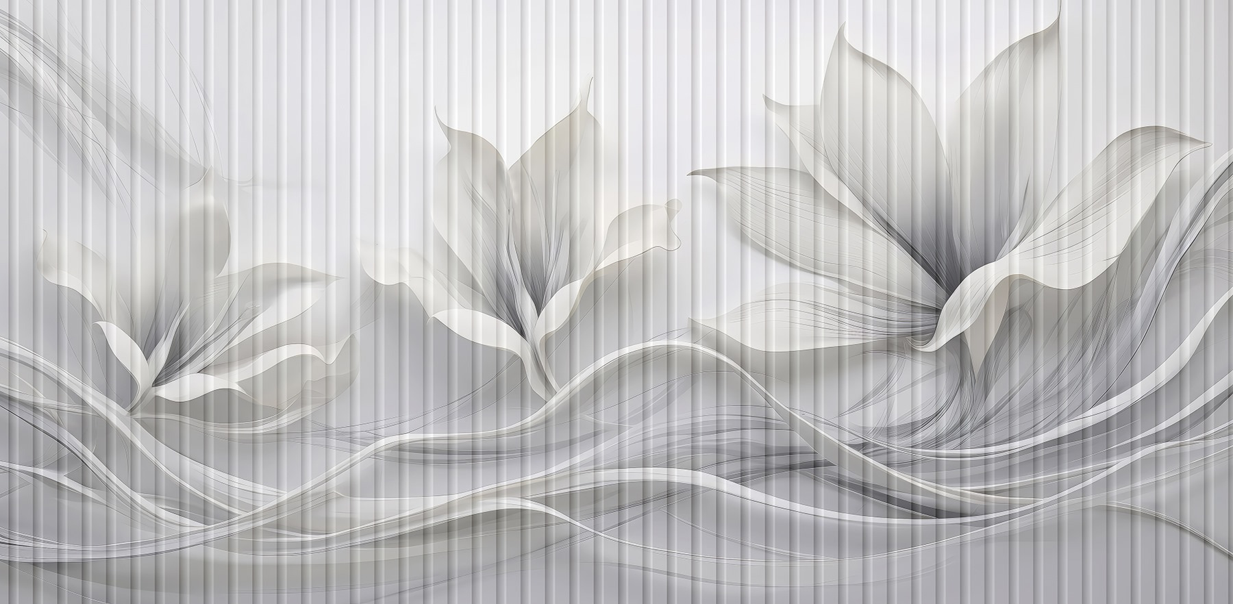 Elegant floral design with flowing patterns Elegant floral design with flowing patterns