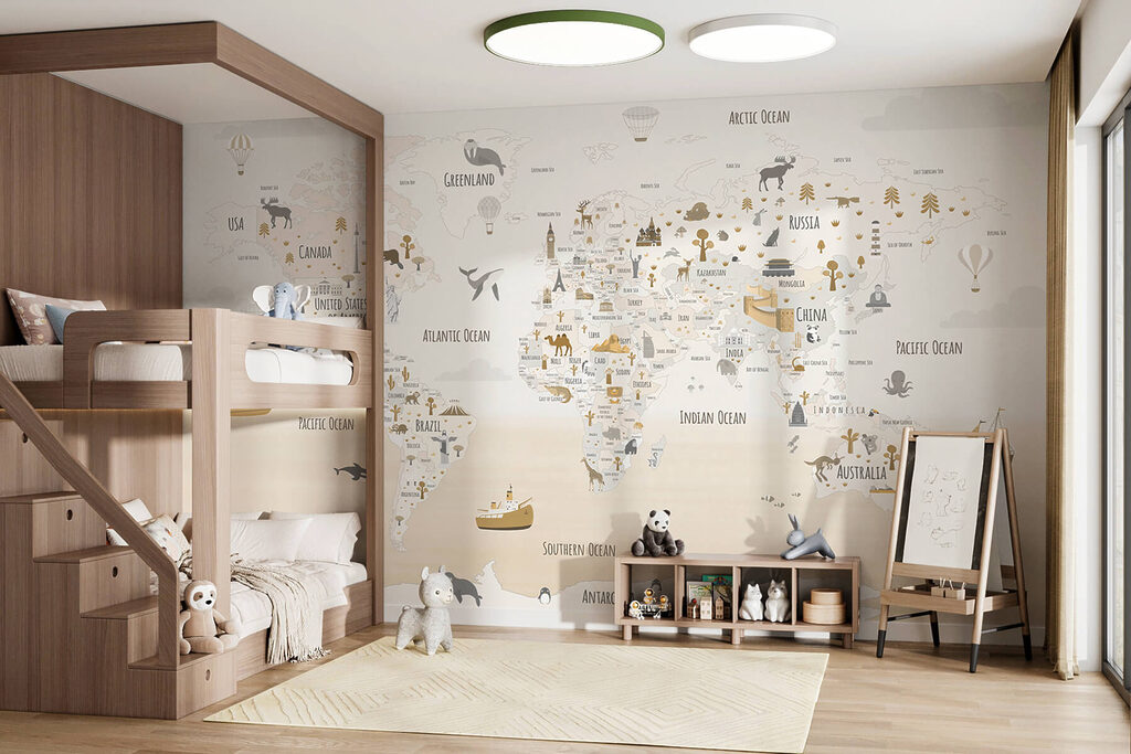 Map of the world Map of the world