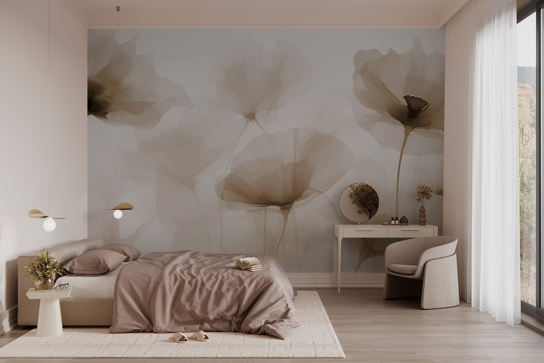 Group of flowers on a white background Group of flowers on a white background