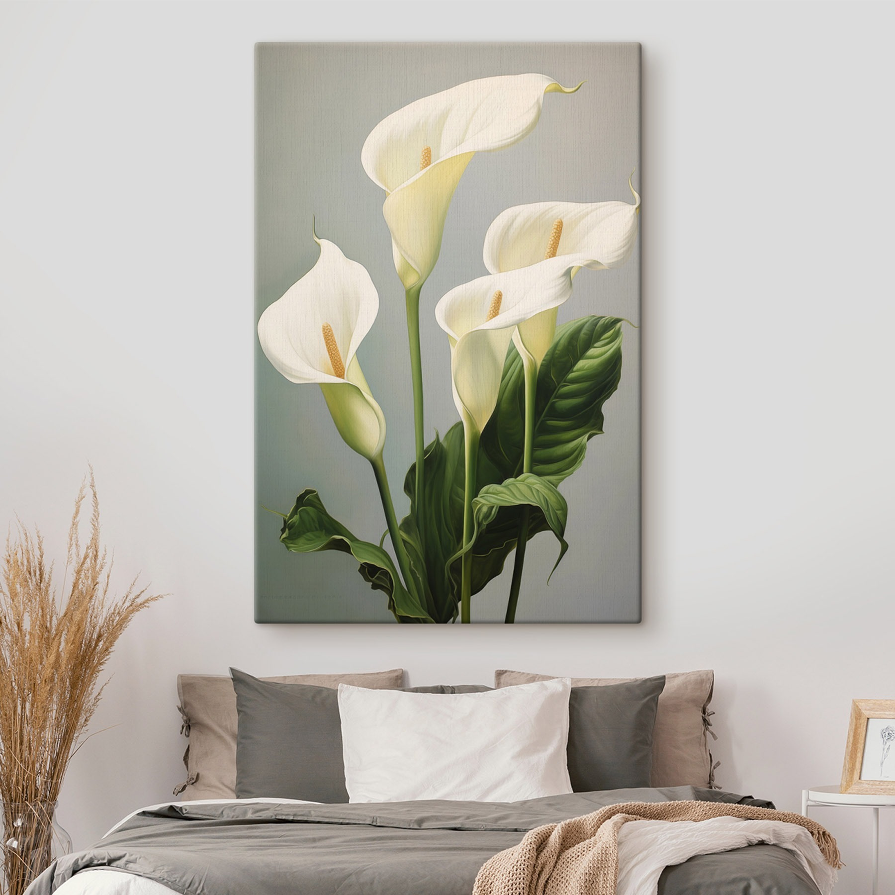 Elegant white blooms in soft light