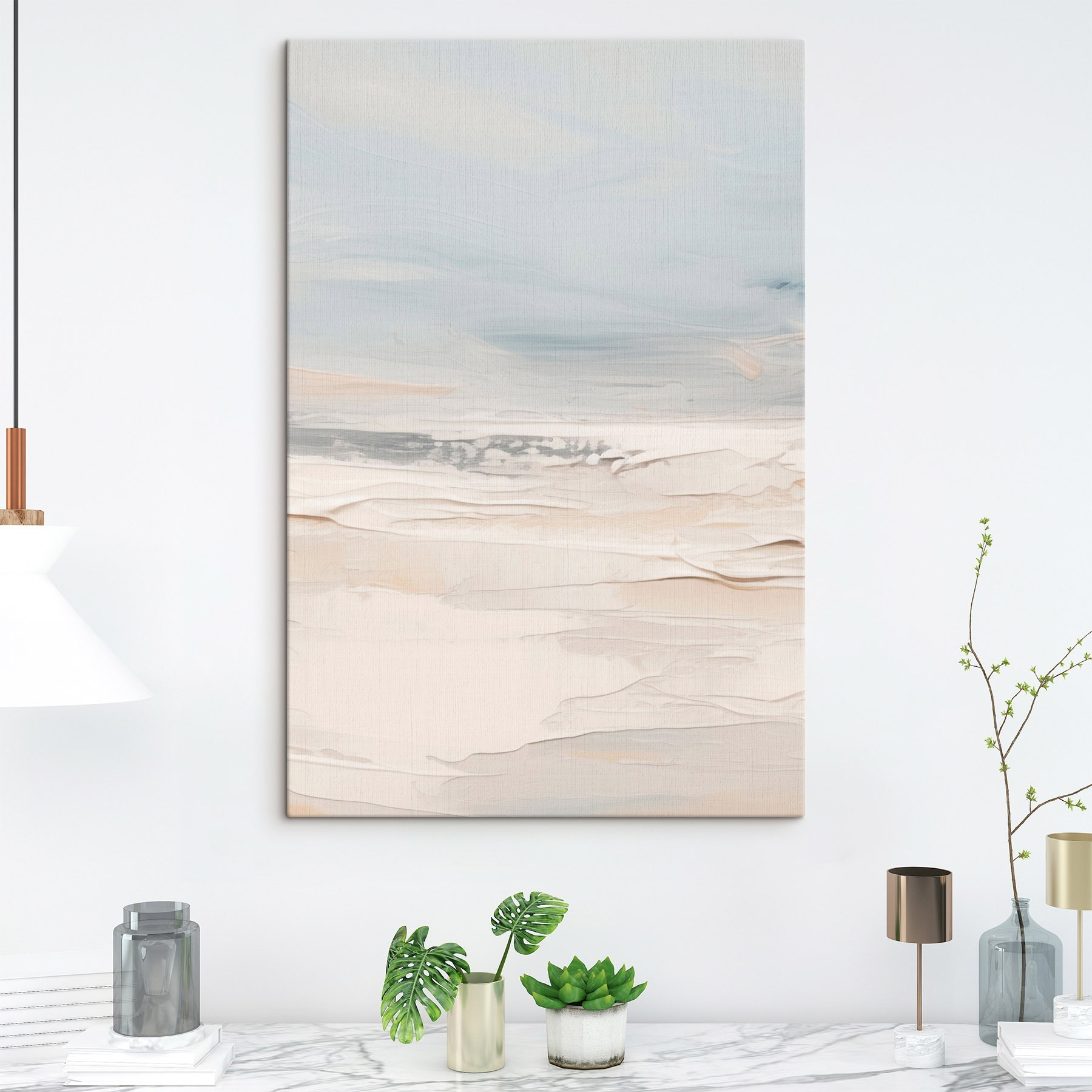 White and blue sky with clouds