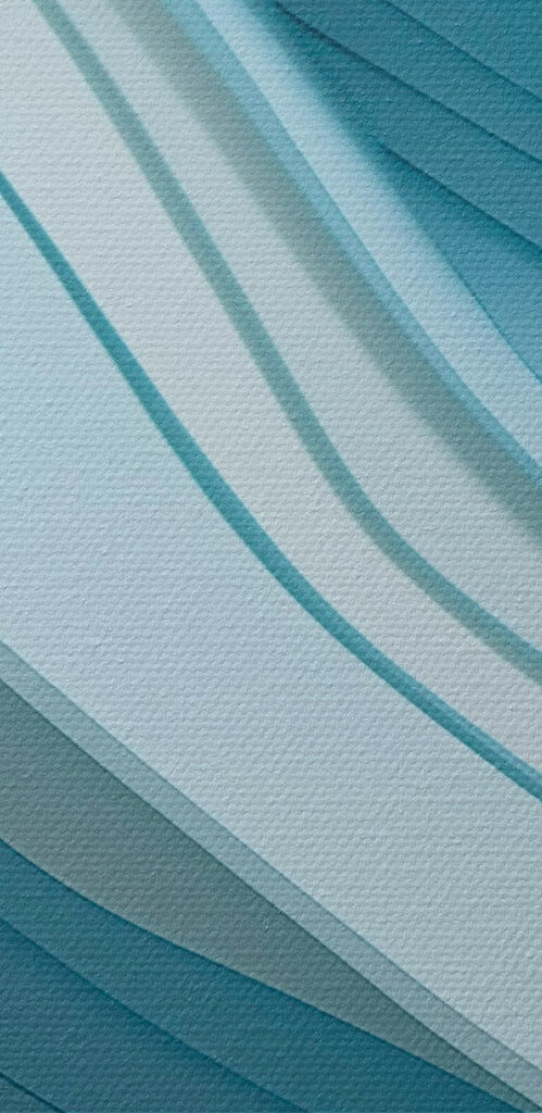 Blue and white wavy lines