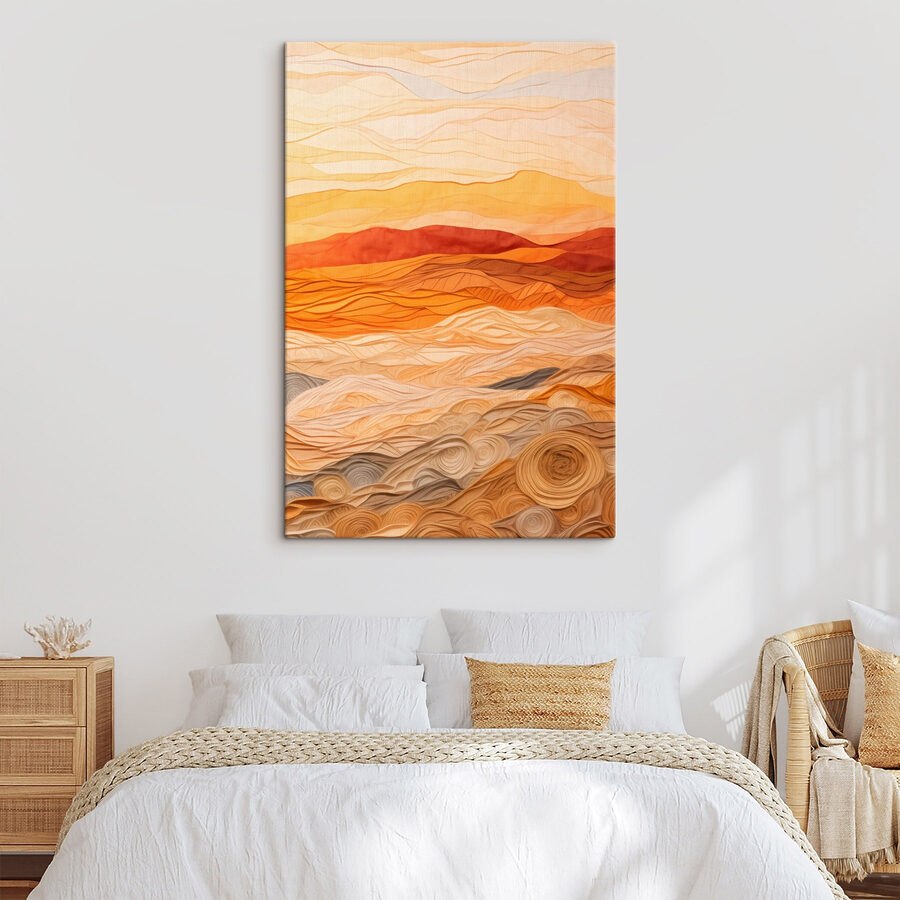 Art darab szövet hullámos vonalakkal