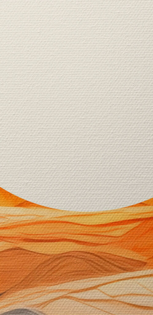 Sun over a desert Sun over a desert