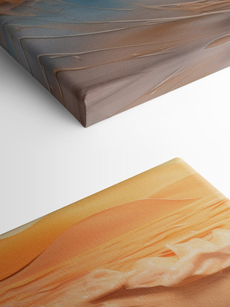 Sunset over a tranquil ocean wave