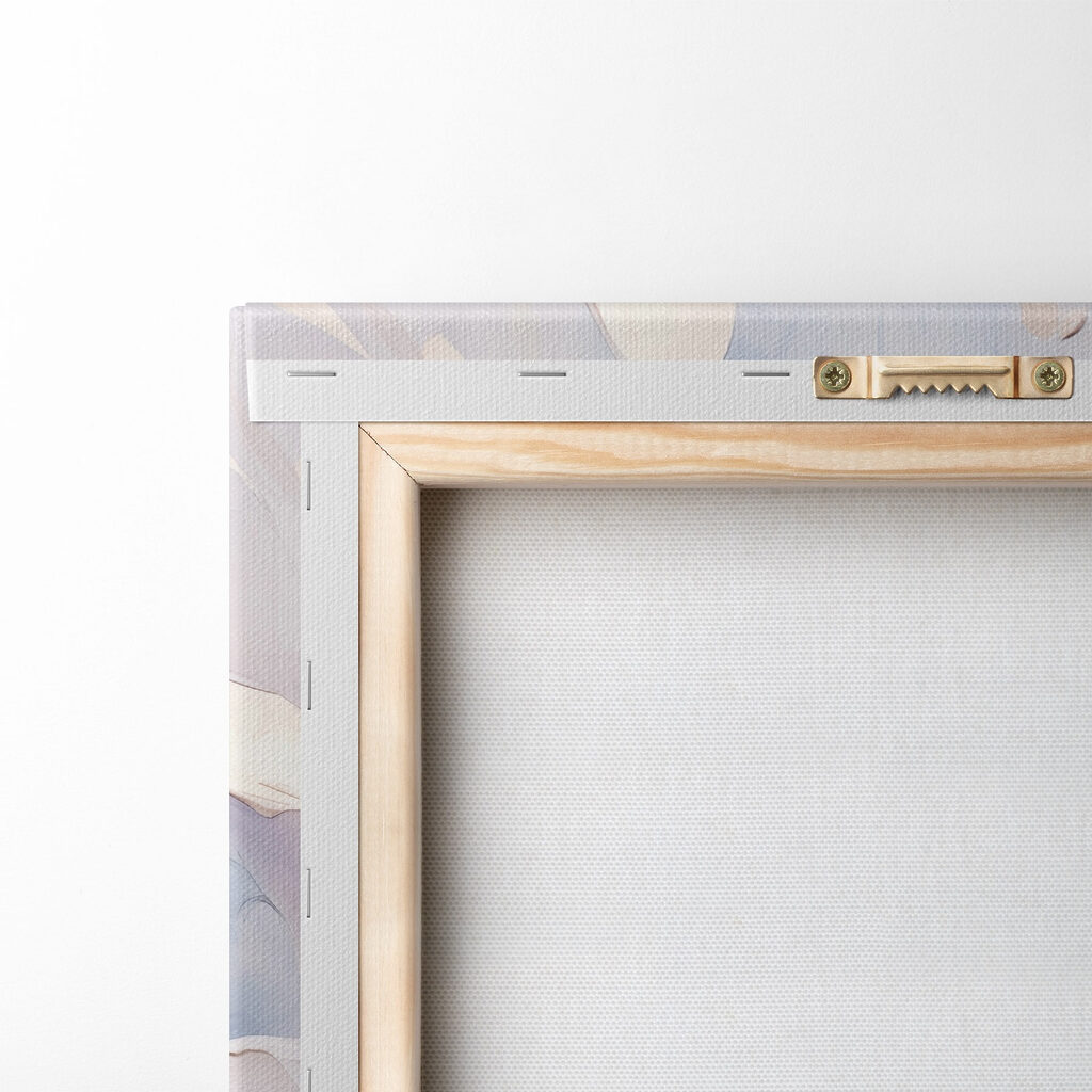 Painting of flowers on a white surface Painting of flowers on a white surface