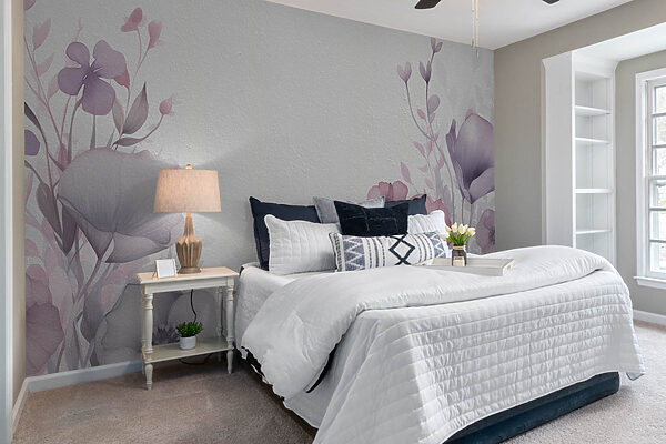 Fotótapéta Virágok festése fehér felületen (Cikkszám: w08945) Fotótapéta Fotótapéta Virágok festése fehér felületen (Cikkszám: w08945)