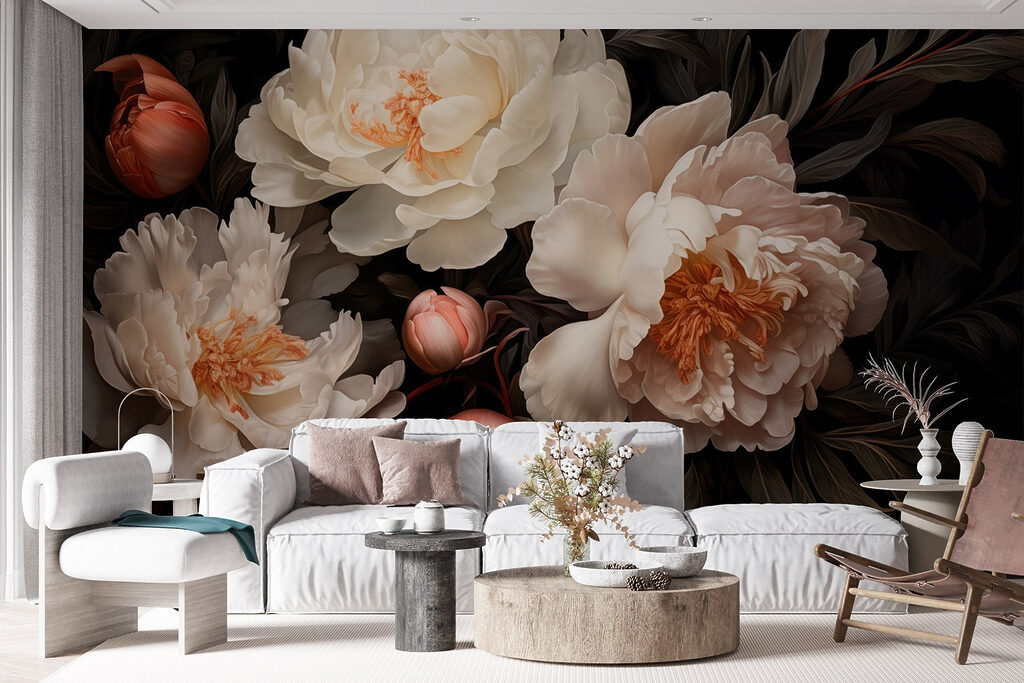 Group of white flowers