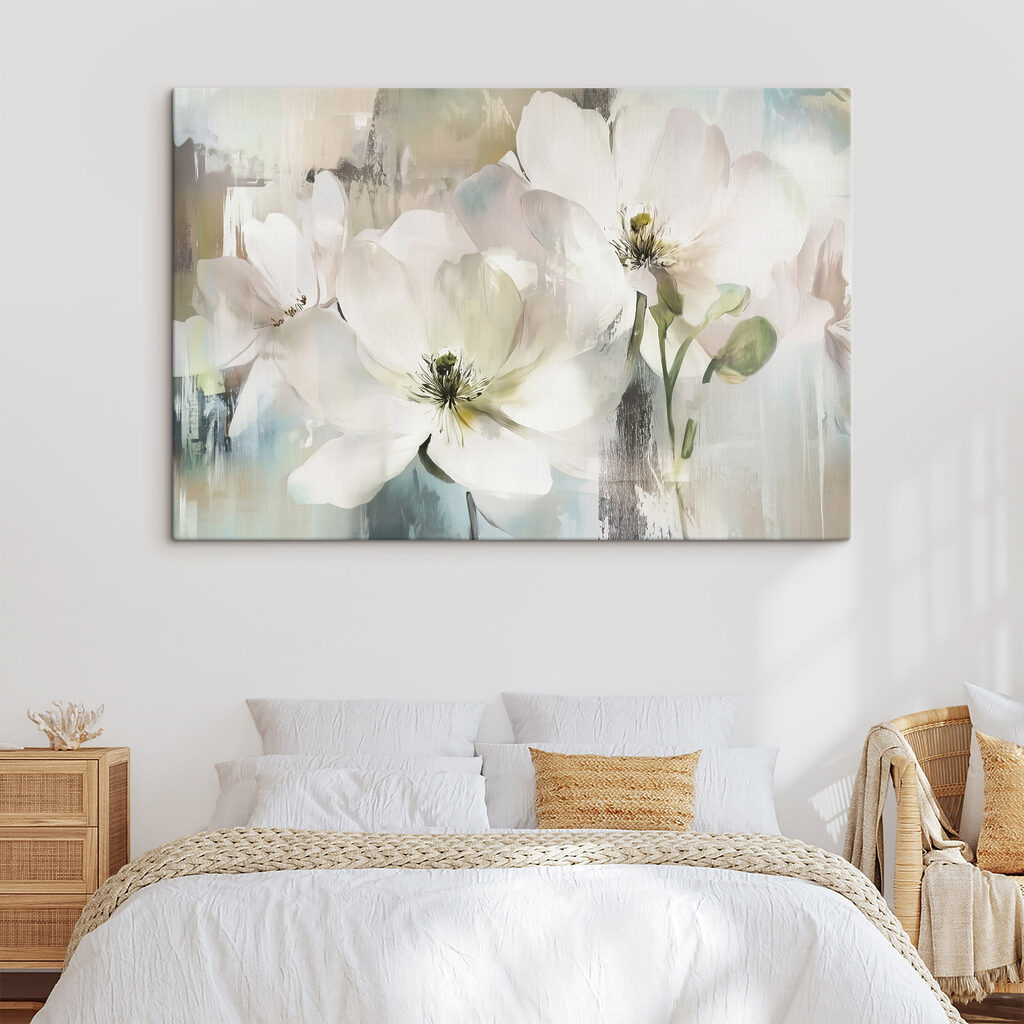 Delicate blooms in soft colors