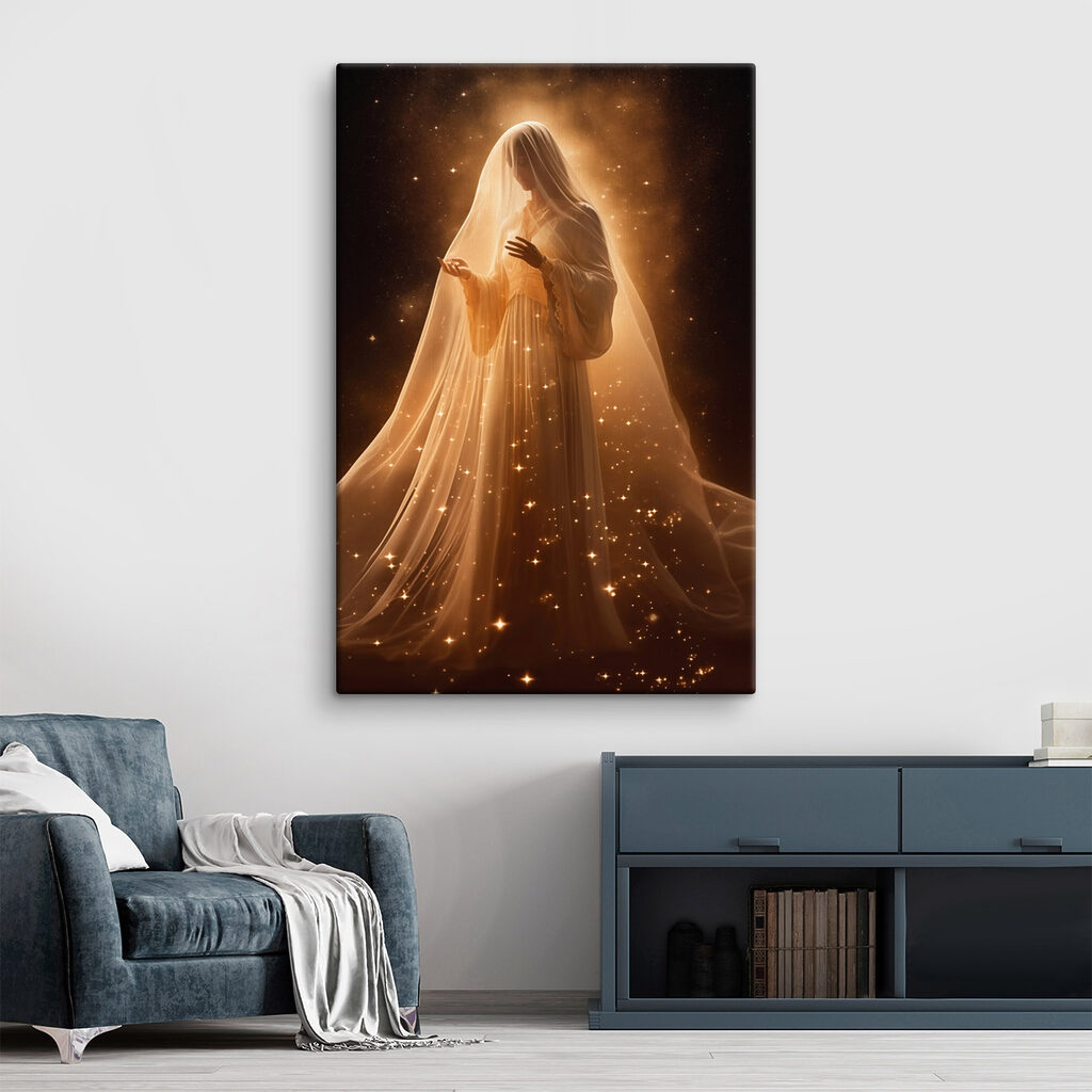 Woman in a white dress