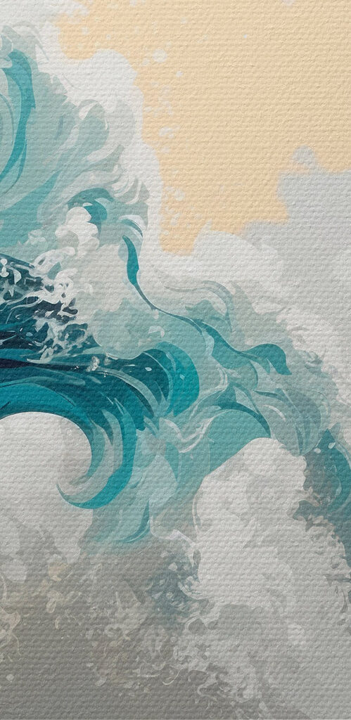 Large wave in the ocean