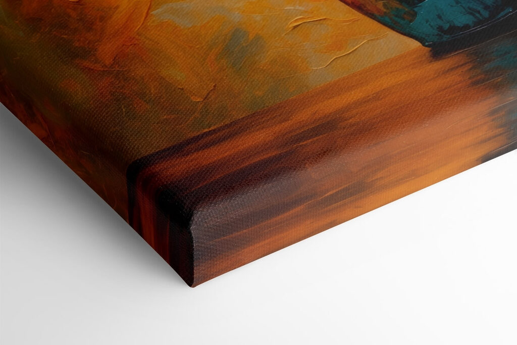 Painting of flowers in a vase