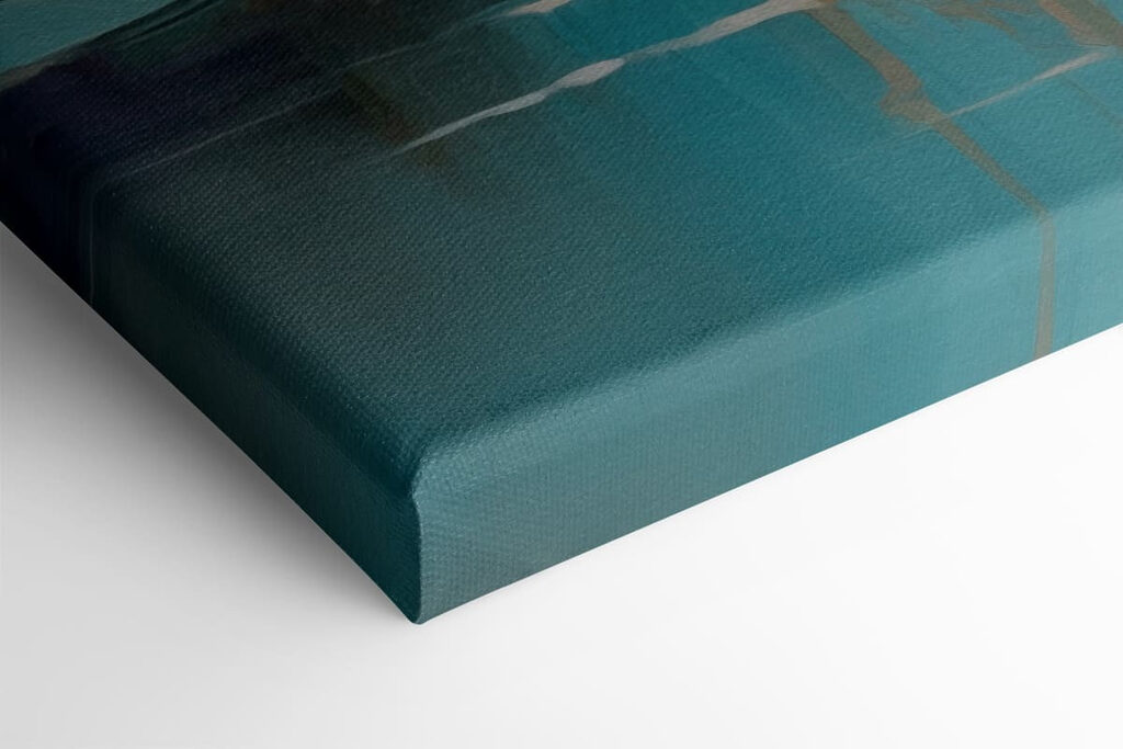 Painting of flowers on water Painting of flowers on water