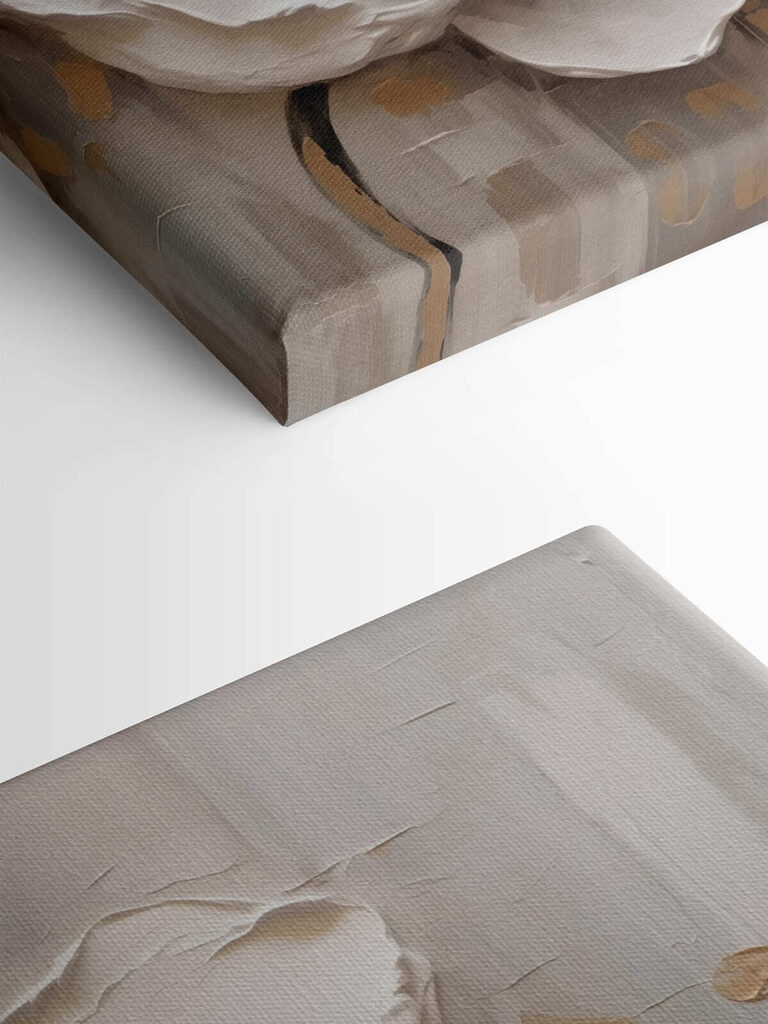 Delicate white floral elegance displayed