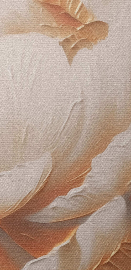 Delicate petals in soft colors