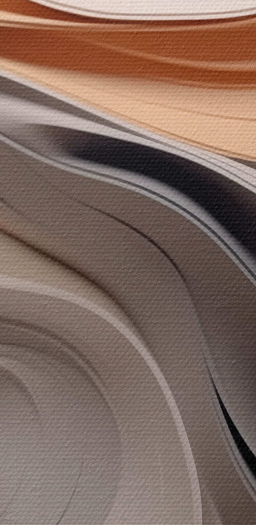 Soft curves in muted tones