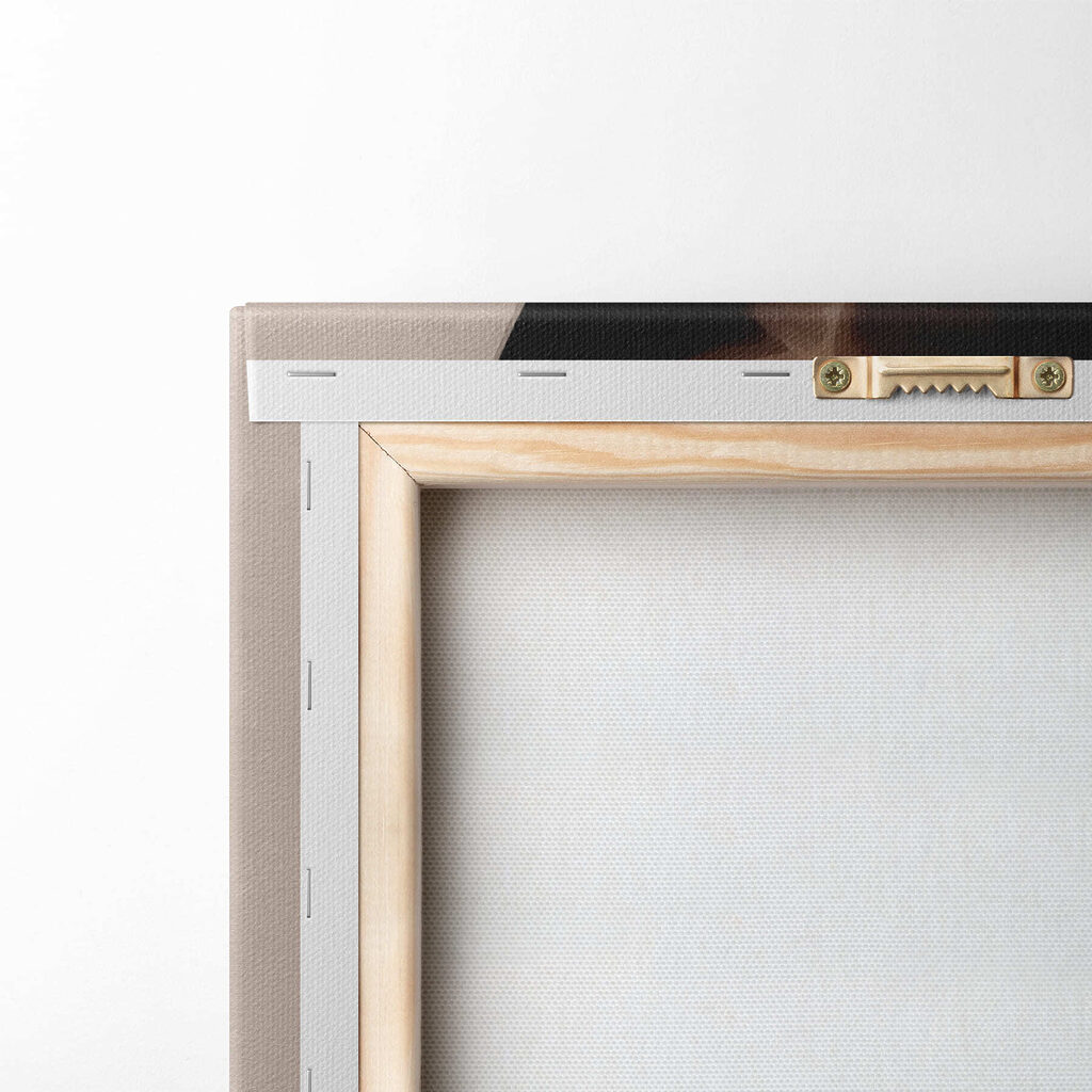 Woman with dark hair and a white tank top