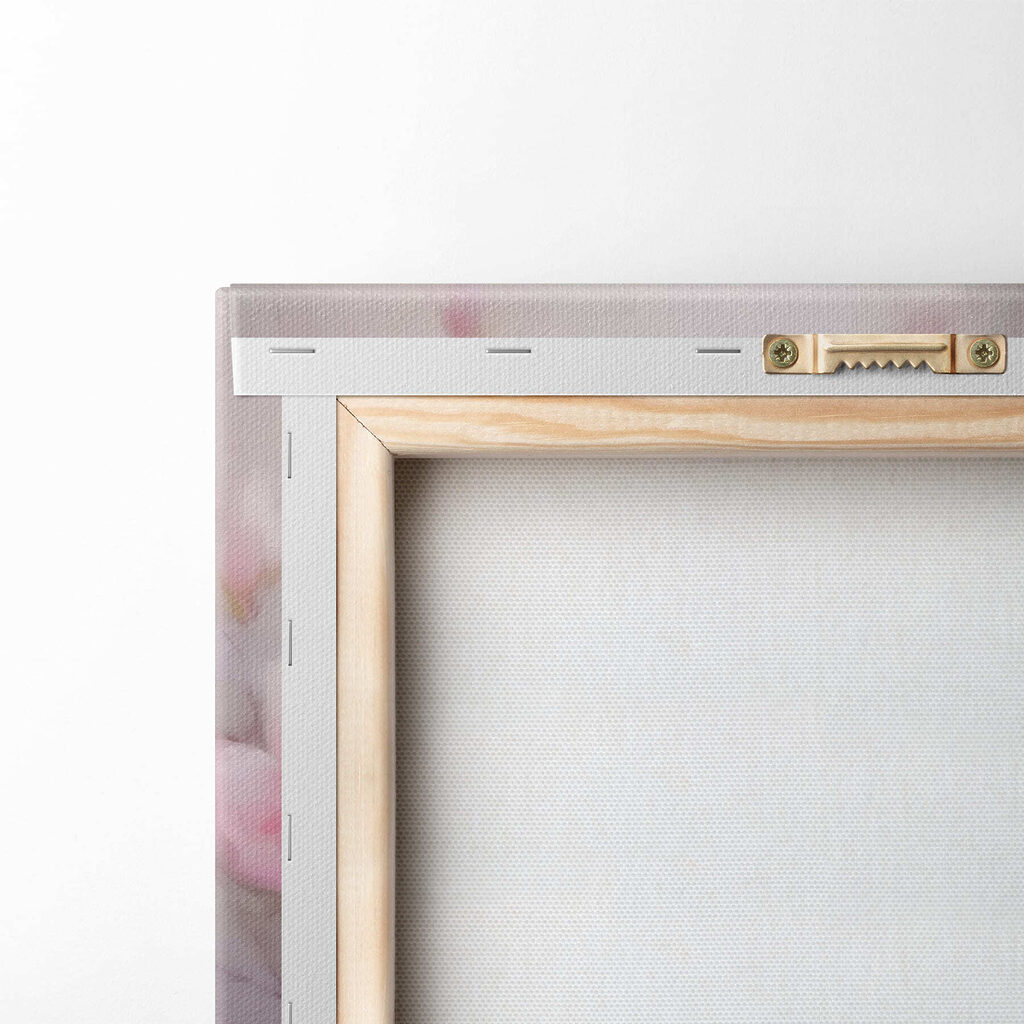 Painting of pink flowers Painting of pink flowers