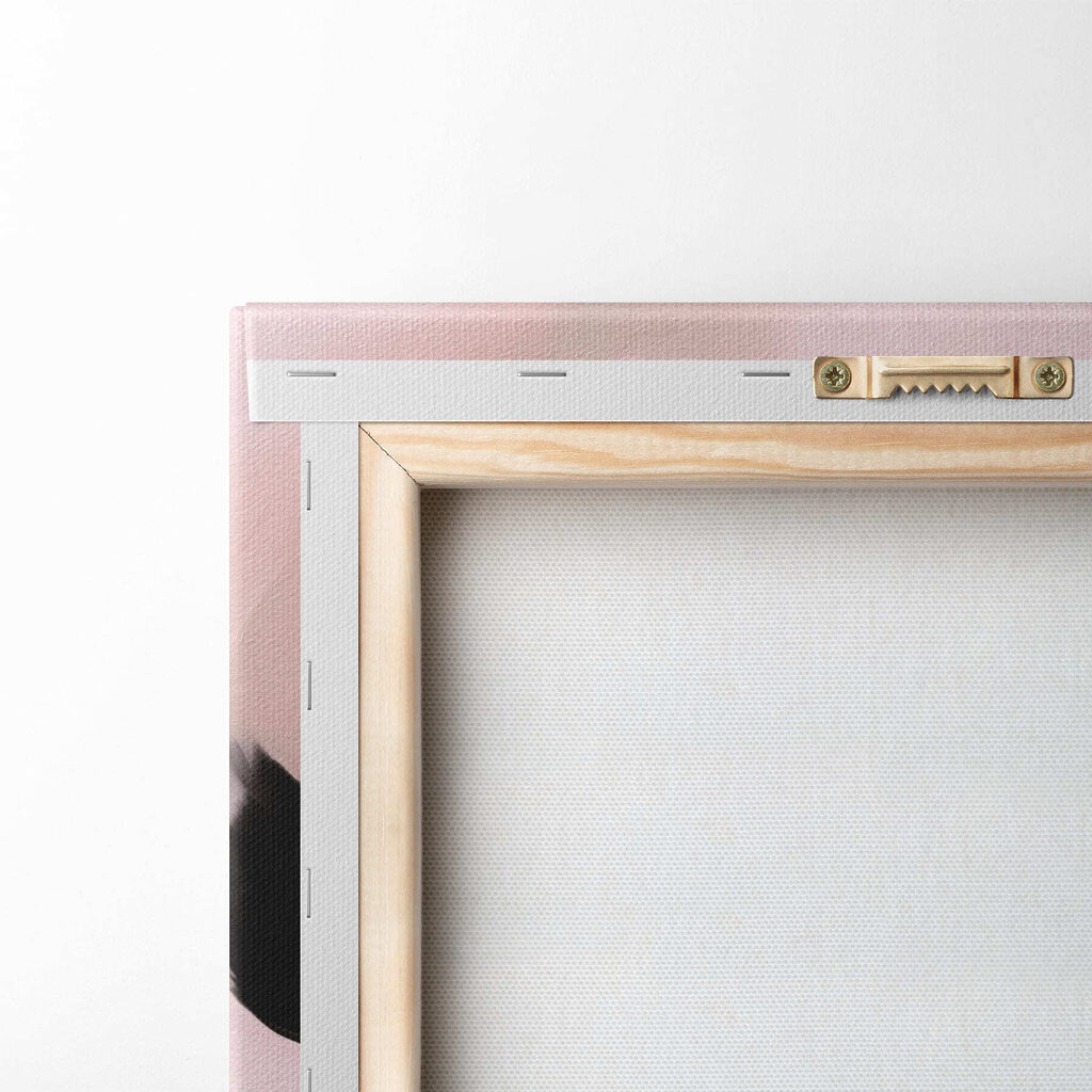 Woman with a high hair updo Woman with a high hair updo