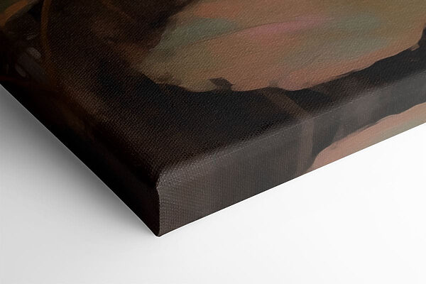 Painting of flowers on a wall