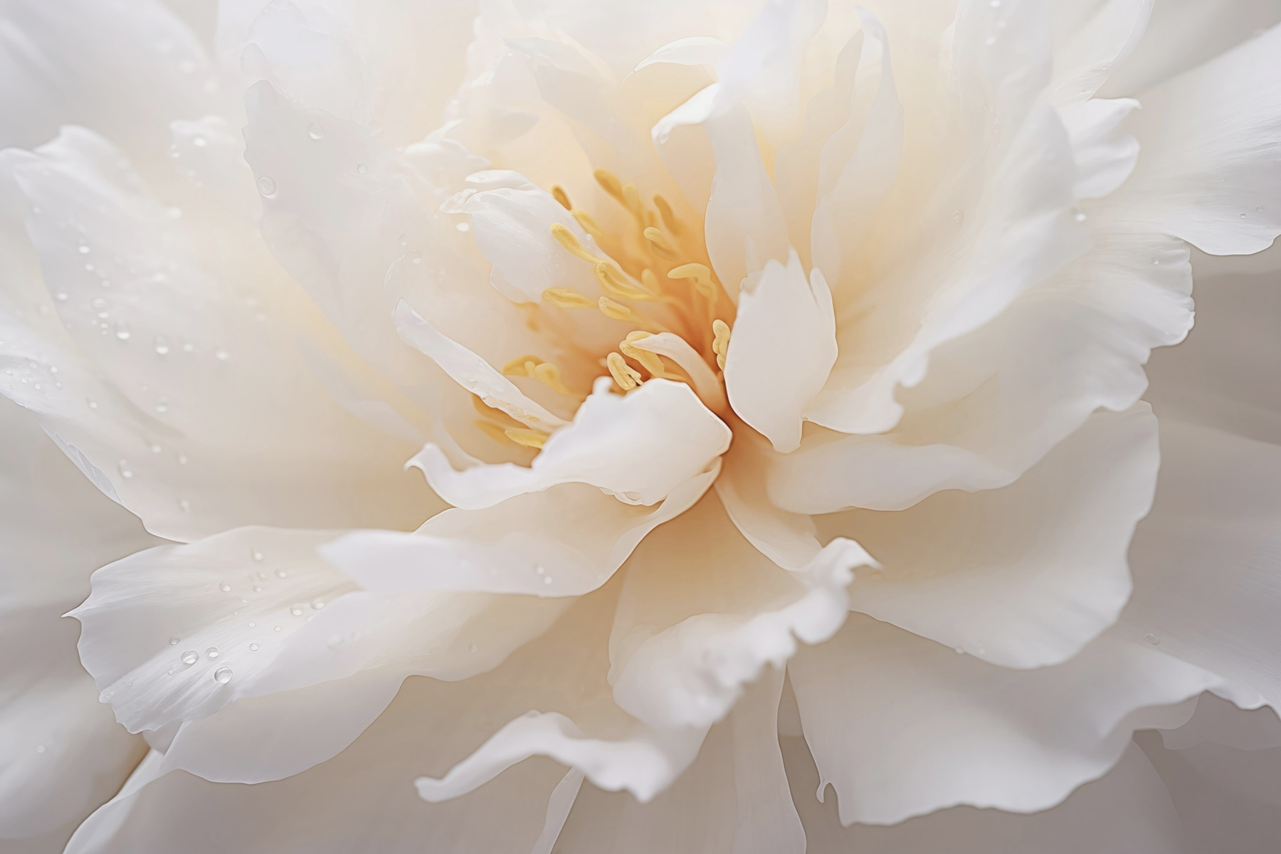 Delicate petals in soft hues