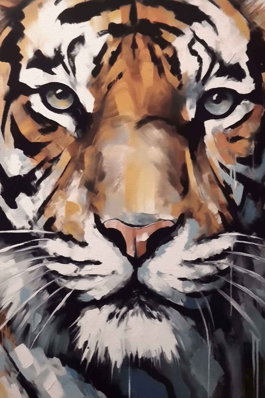 Egy tigris festménye