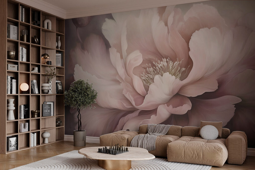 Delicate petals in soft hues