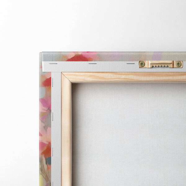 Painting of flowers on a wall