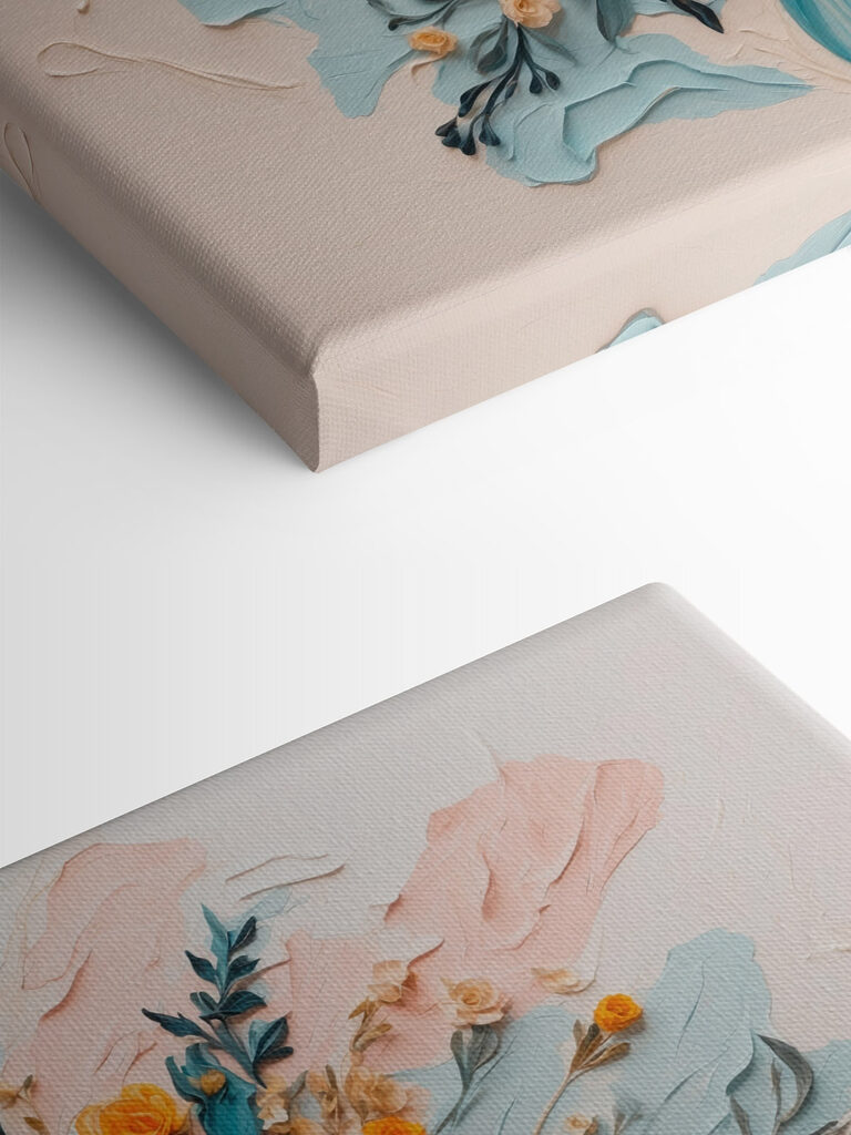 Painting of flowers in a vase