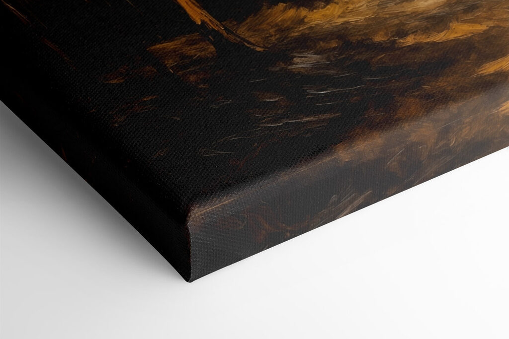 Painting of a forest with trees Painting of a forest with trees