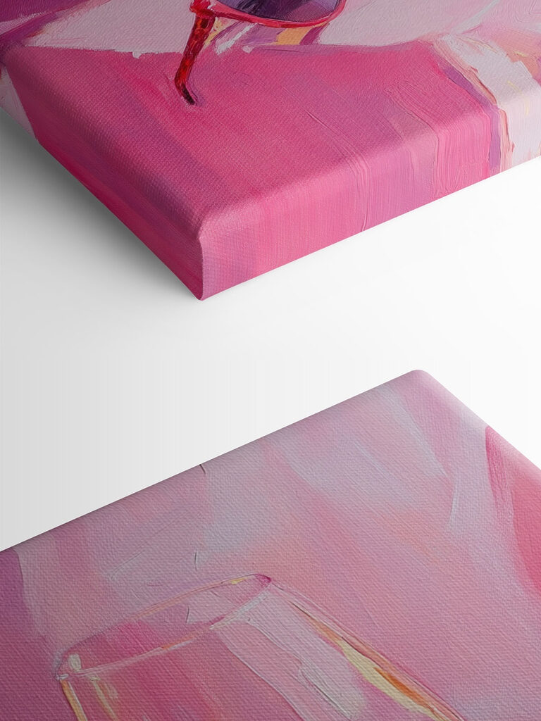 Glass of wine next to lemons and sunglasses