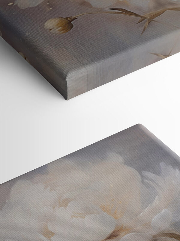 Painting of white flowers