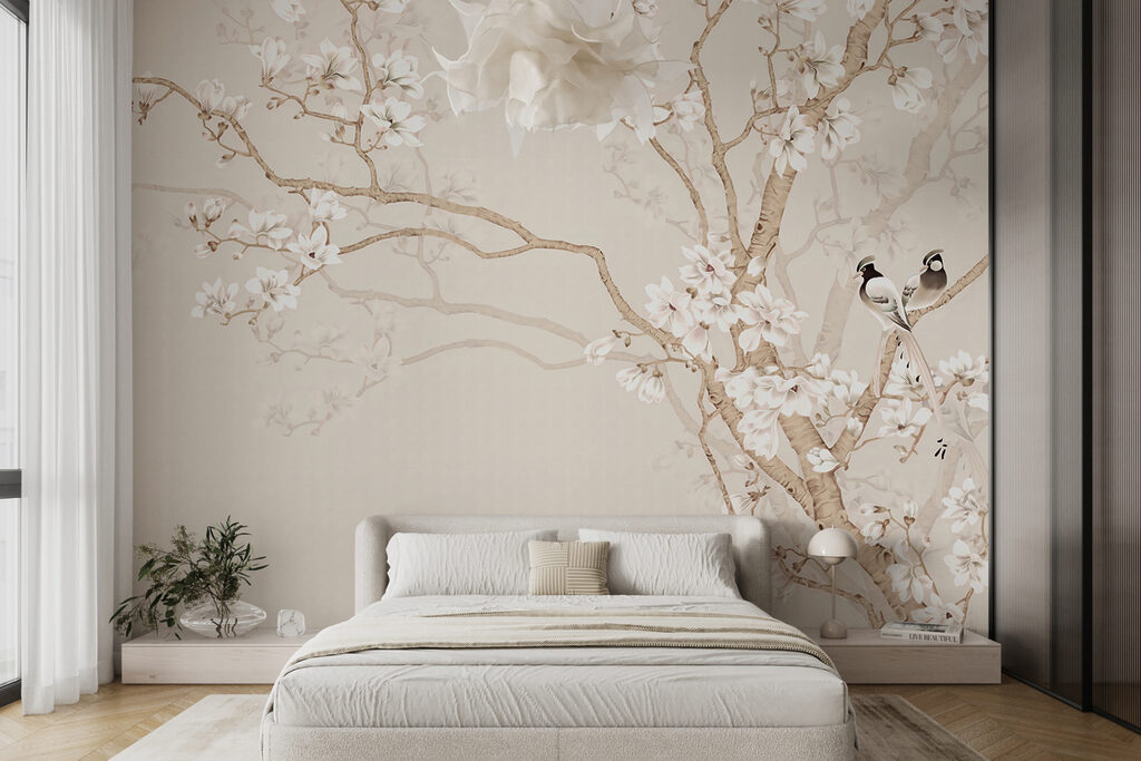 Tree with white flowers