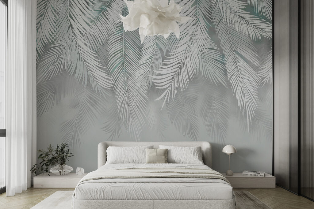 White leaves on a white background White leaves on a white background