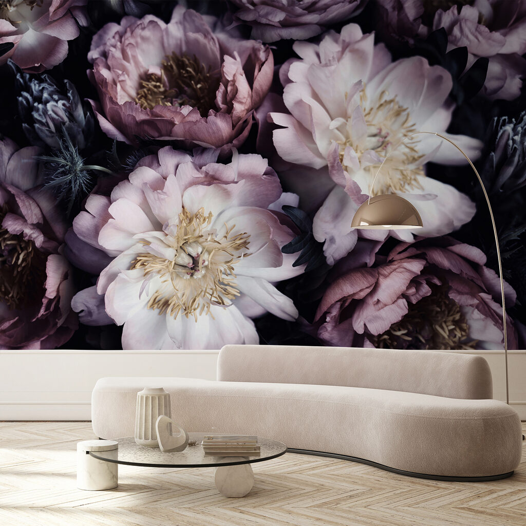 Elegant blooms in soft hues