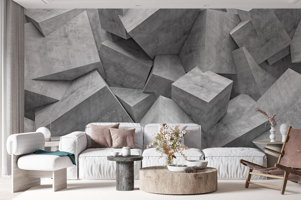 Group of cubes stacked together Group of cubes stacked together