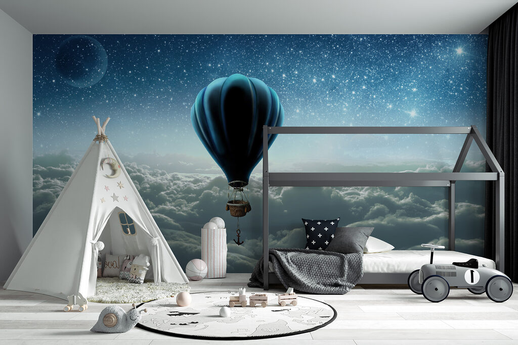 Hot air balloon in the sky Hot air balloon in the sky