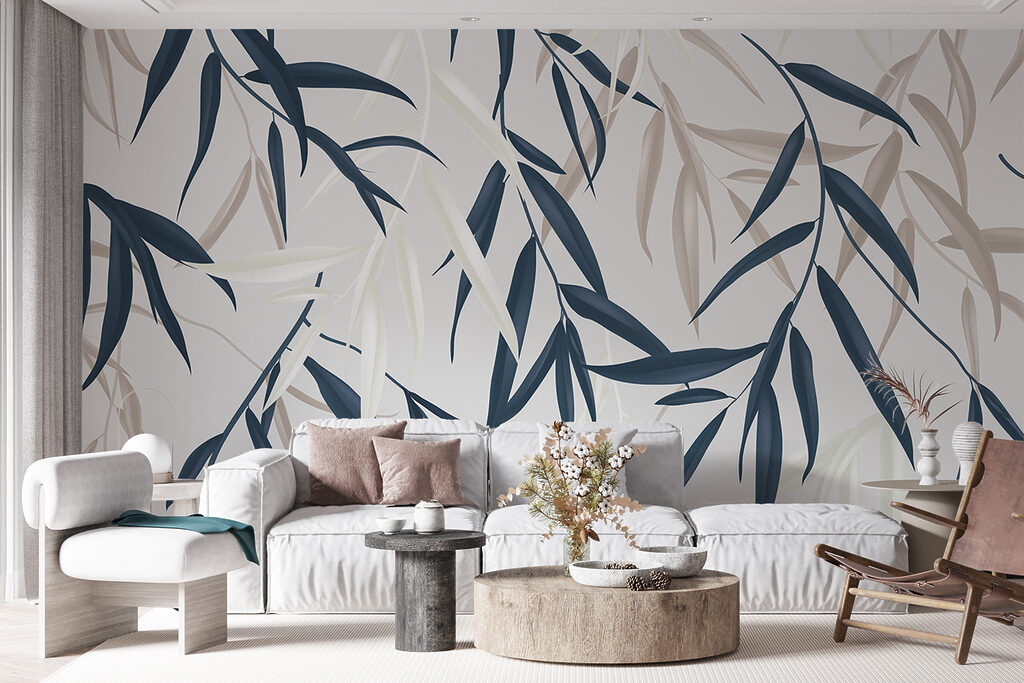 Elegant foliage in soft colors