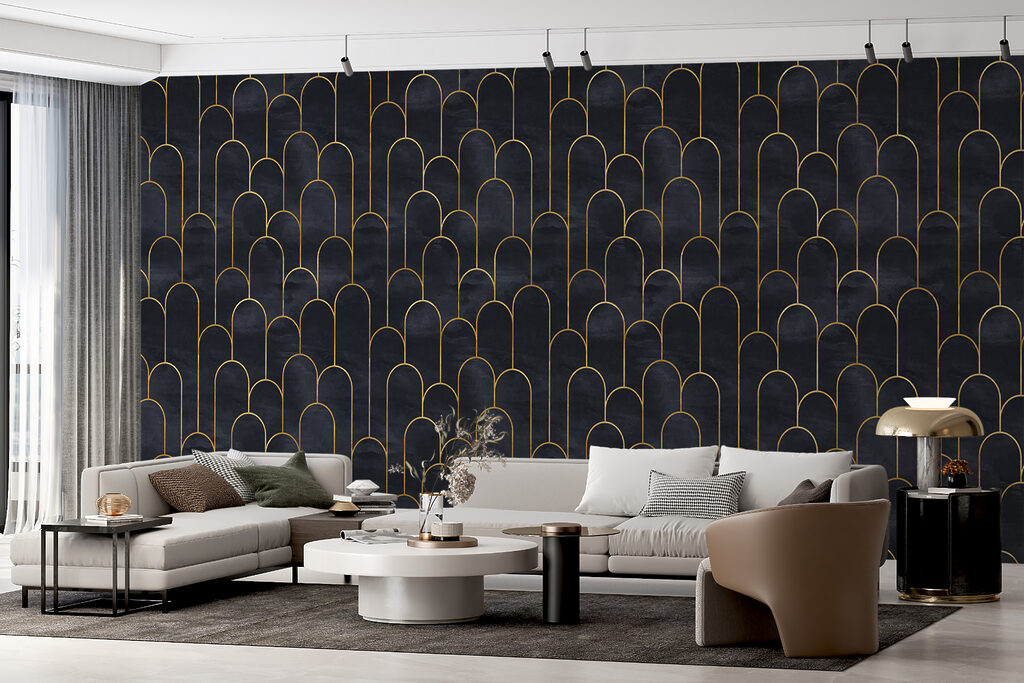 Elegant Arches in Midnight Hue Elegant Arches in Midnight Hue